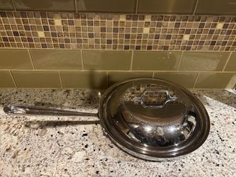 All-Clad 11-Inch Stainless Steel Skillet with Lid