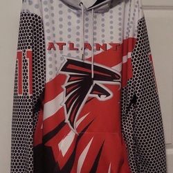 Atlanta Falcons long sleeve hoodie see description for sizing