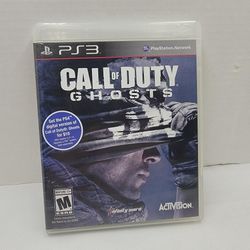 Call of Duty Ghosts Sony PlayStation 3 PS3 Activision Rated Mature GUC
