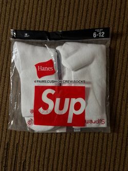 Hanes x Supreme Crew Cut Socks