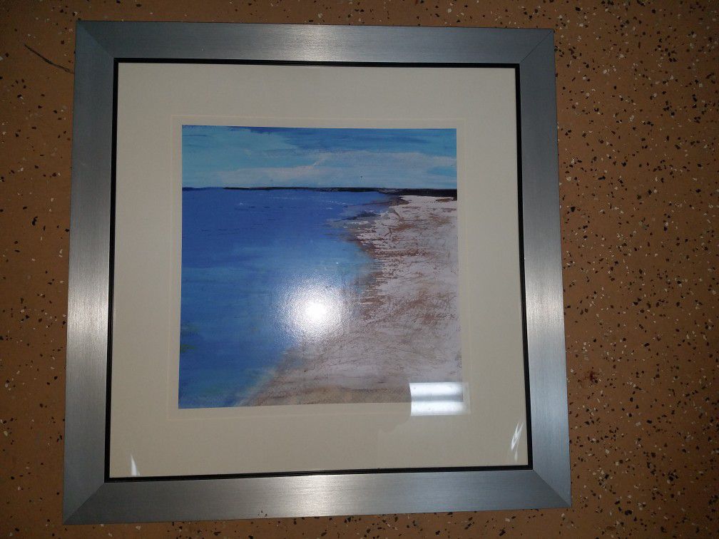 Picture Beach Photo Hanging Frame