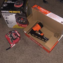 Nail Gun And Compressor 