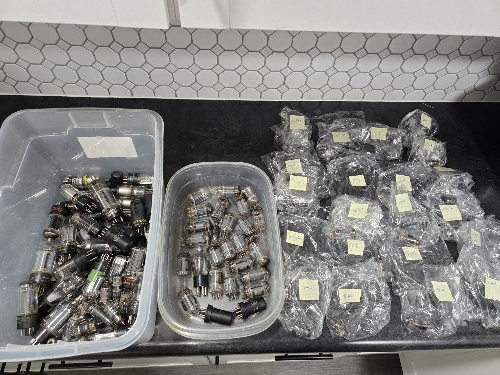 110 Vintage Vacuum Television Radio Tubes Various Brands