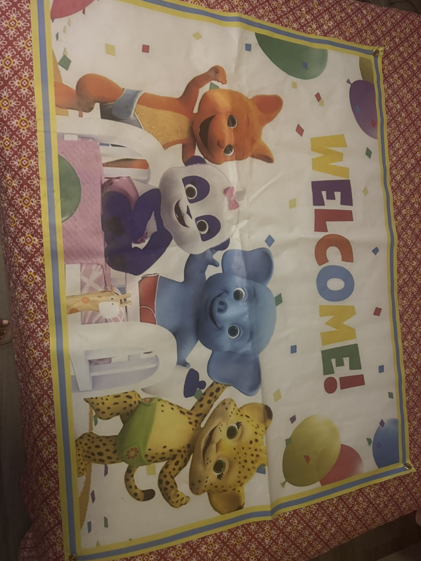 Word Party Banner / Back Drop