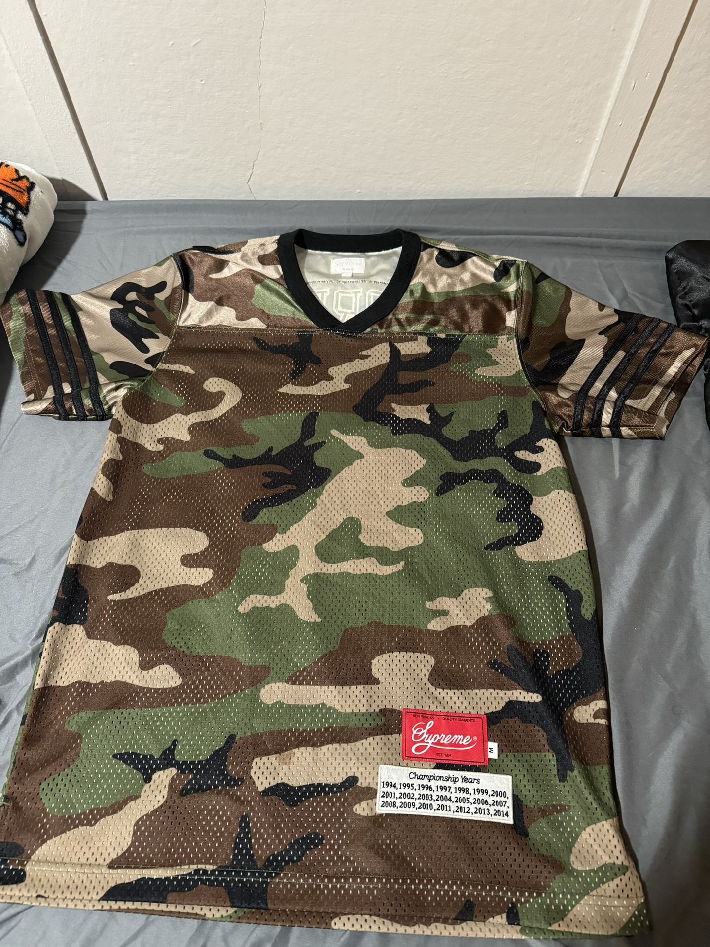 Supreme Camo Football Jersey 