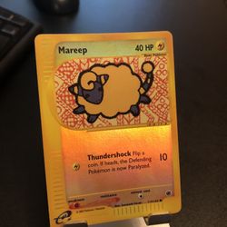 Rare Reverse Holo Mareep Pokémon Card