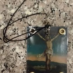 The Crucifixion Of Jesus Christ On Golgotha Keychain/Necklace