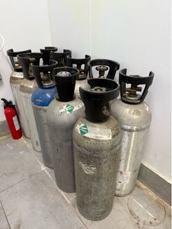 (14) 20lb Aluminum CO2 Tanks - Empty