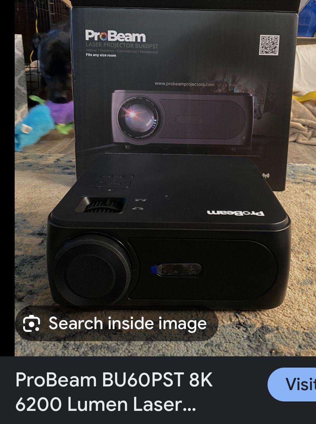Digital Projector With Speaker And Screen Regular Price More Than 4500$$ Brand New Never Open