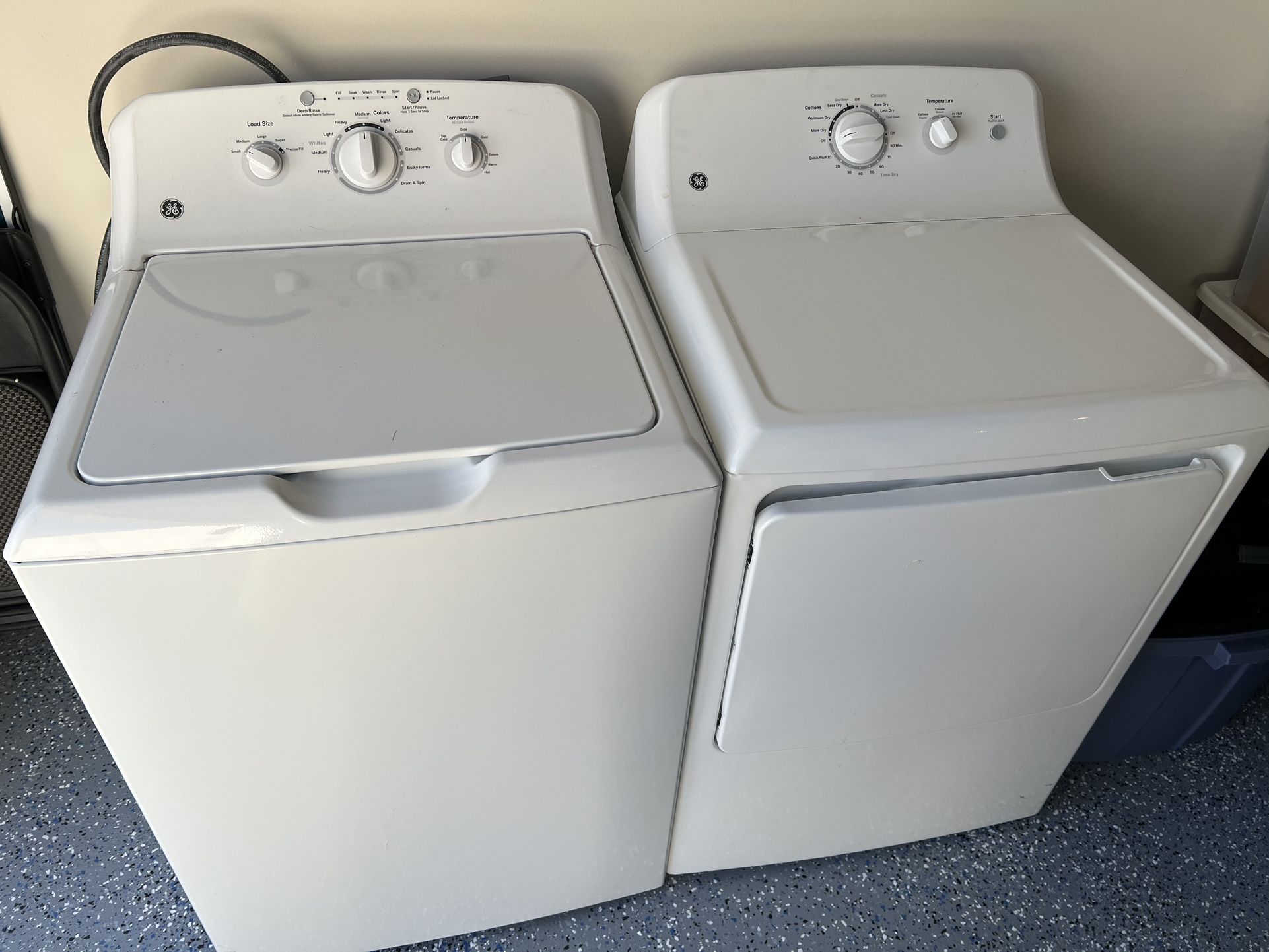 GE Washer and Dryer
