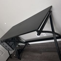 Computer Desk And File Cabinet! 47-inch ,Paid $370Asking $175