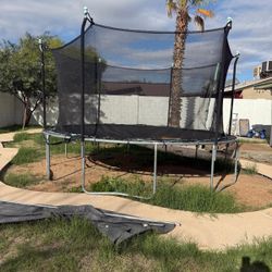 Trampoline For Kids With Net Enclosure 