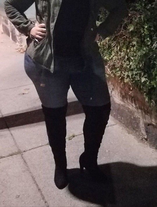 Lane Bryant Thigh High Heel Boots