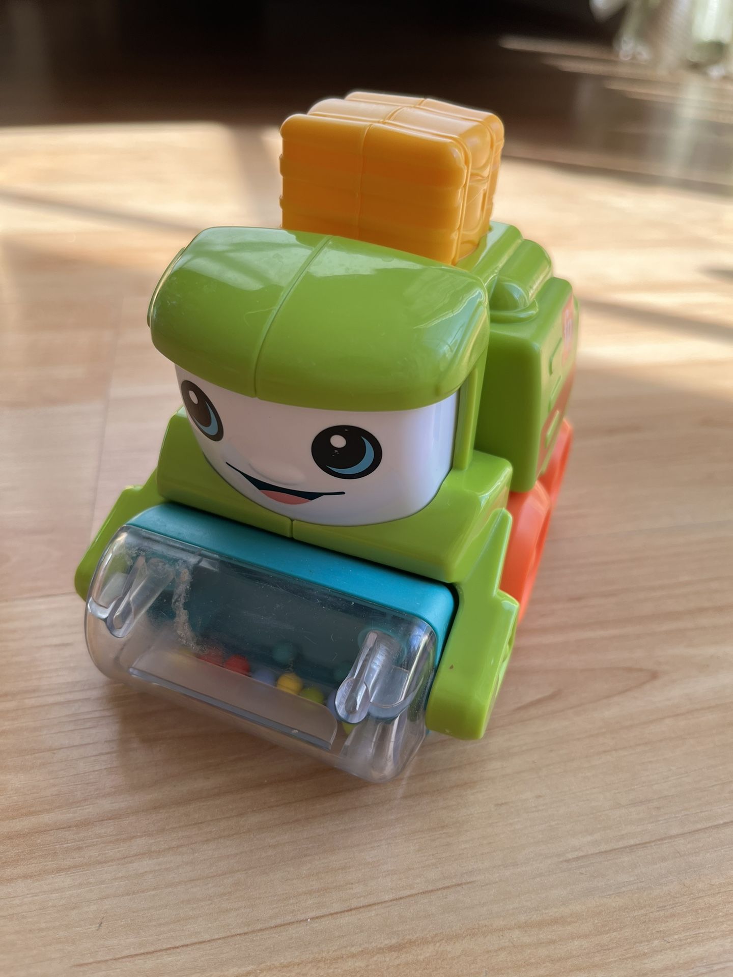 Fisher-Price Baby Toy Rollin’ Tractor Push-Along Vehicle with Fine Motor Activities for Infants Ages 6+ Months