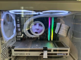 🔥 White RGB Gaming PC – RTX 3060 12GB | Ryzen 7 | 1TB NVMe