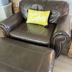 Faux Leather Chair