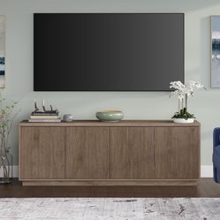 2 Concealed Ribbed Storage Cabinets and Adjustable Shelves