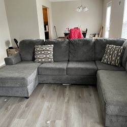 Gray Sectional Couch