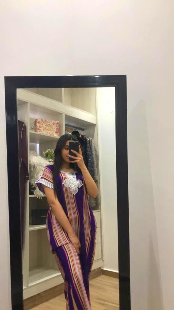 Purple Moroccan Dress