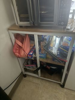 microwave cart