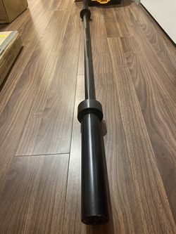 Brand New CAP Barbell Solid Black Chrome Olympic Weight Bar, 5 ft