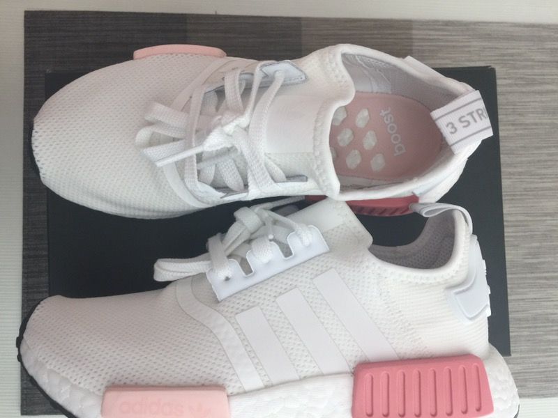 Athletic Shoe Adidas Nmd Rose Pale Adidas NMD R1 White Rose Women