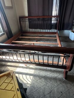 King size bed frame