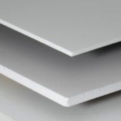PVC Sheet 48 x 96, 6 mm, Black and White