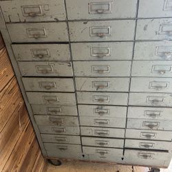 Vintage Tool Cabinet 