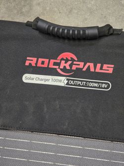 Rockpals solar panel