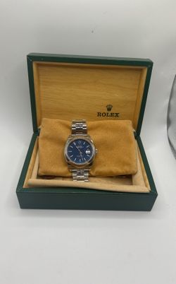 Rolex Oyster Perpetual Datejust Blue Face Stainless Steel