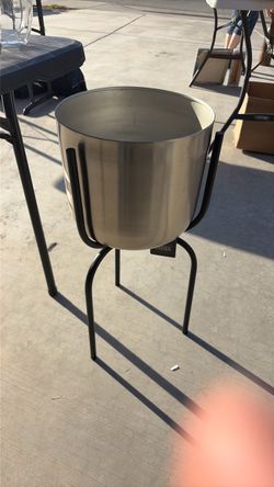 Stainless Steel Beverage Cooler with Stand