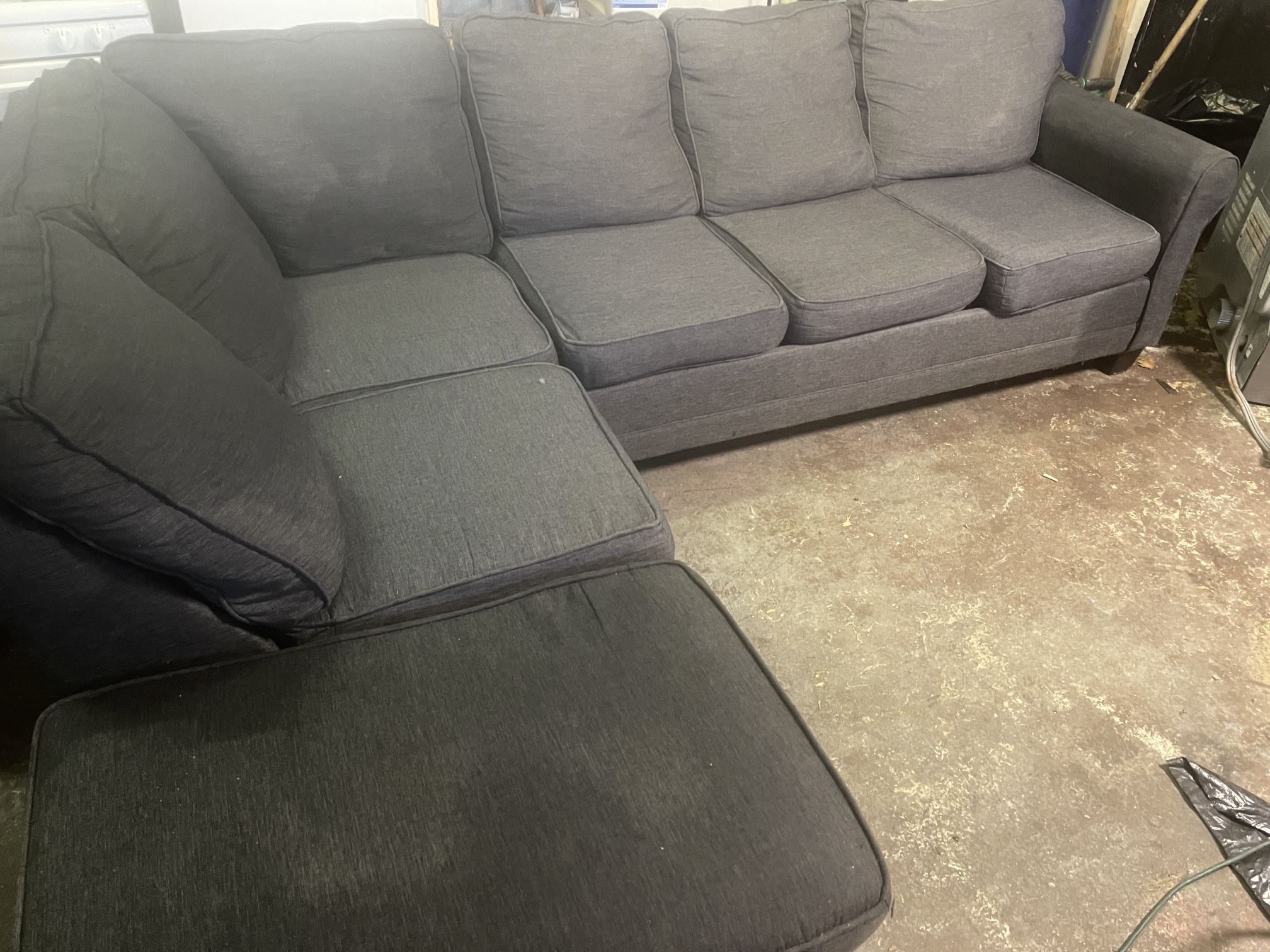 Dark Gray Sectional Sofa 