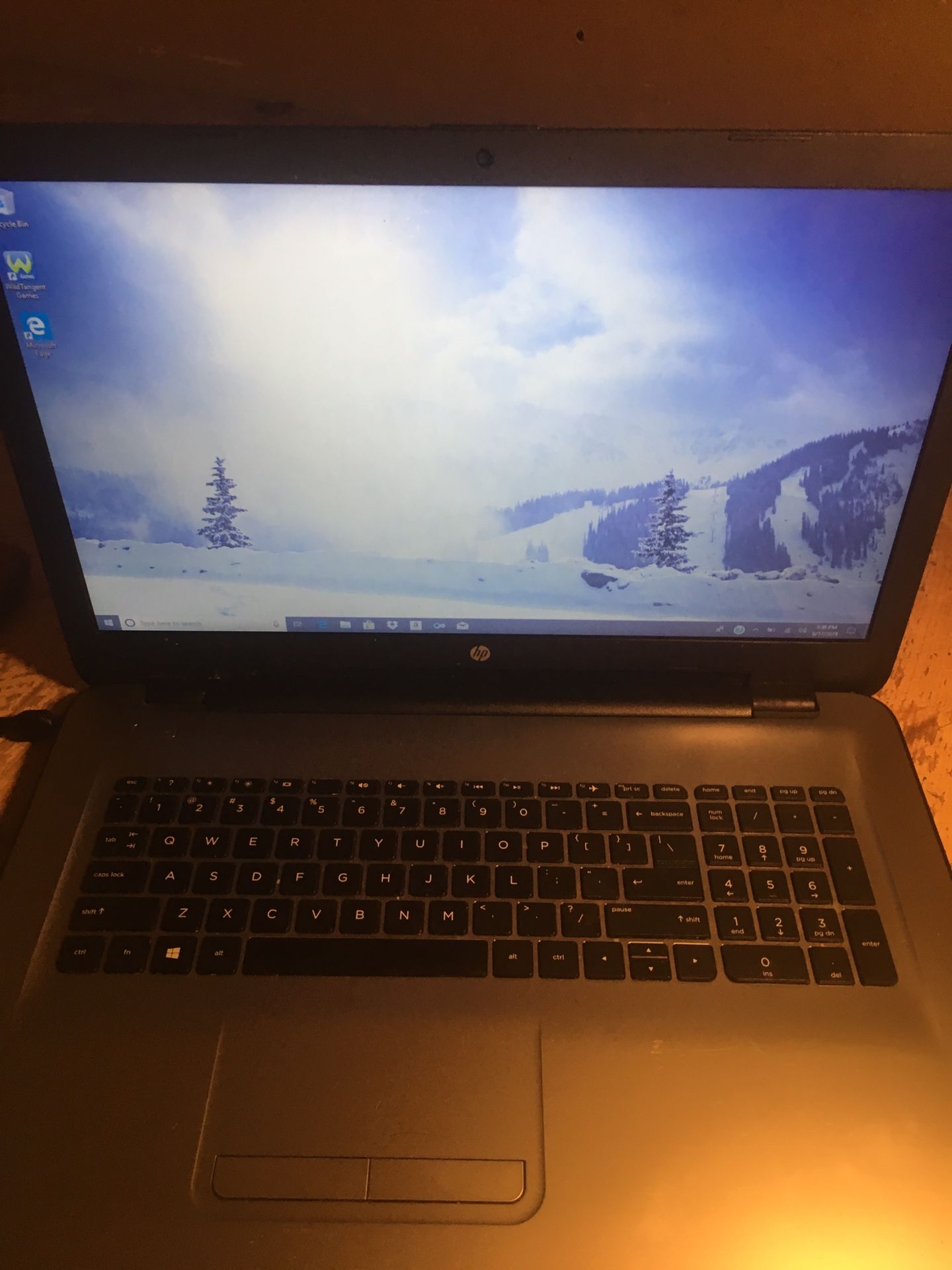 HP Microsoft notebook Windows 10