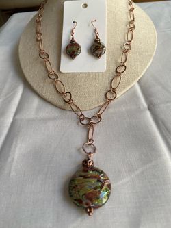 Necklace with earrings