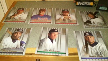 Oversized donruss 1997 baseball cards (9x11)