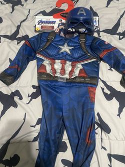 Captain America Costume Sz 3/4