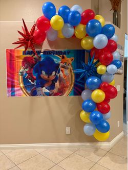 Sonic birthday decorations