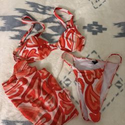 Women’s Cider Hearts Bikini w/ Shawl