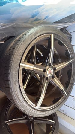 Custom Alloy Wheel with Tire all 4 for $300