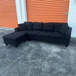 Black Sectional Sectional Sofa 🚛 SAME DAY DELIVERY