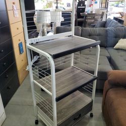 New Assembled Kitchen Shelving Storage Pantry Microwave Cabinet Available In Other Colors Come Visit Our Store In Paramount 