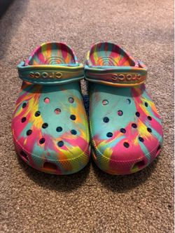 Multicolored Crocs