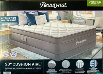 Beauty rest 20 inch cushion air bed - new - unopened box
