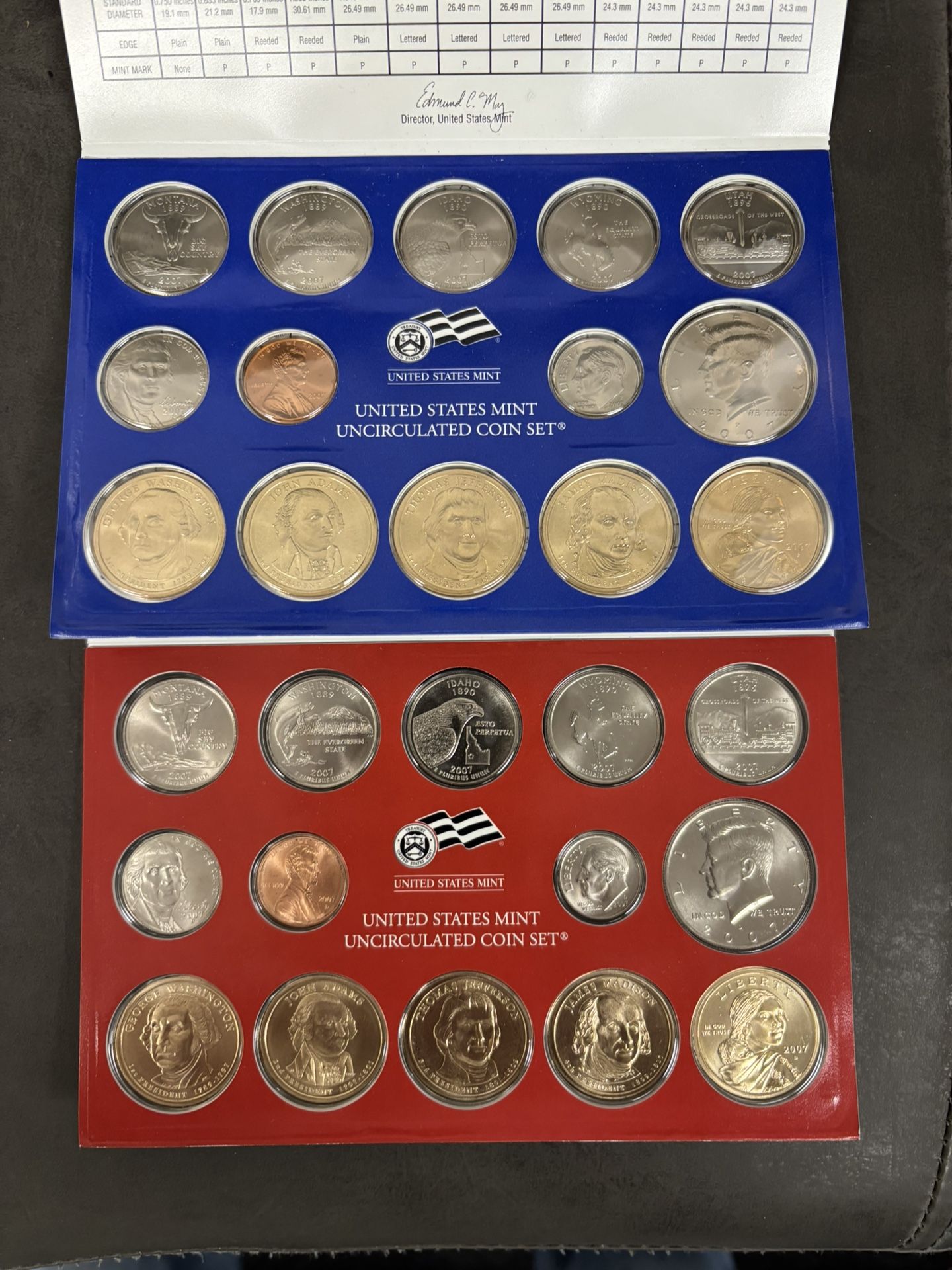 2007 U.S. Mint Set in OGP -- WHOPPING 28 TOTAL PERFECT COINS!
