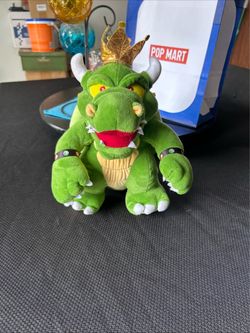 Best Super Green Bowser King Koopa Jumbo Size Stuffed Plush Toy -Green King