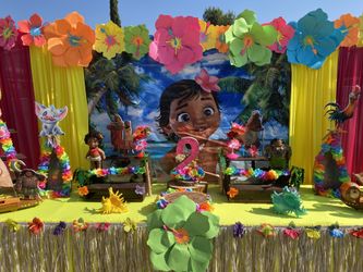 Moana Party decor