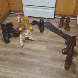 4 brand new pairs of heels/ 2 Lightly Used Pairs 
