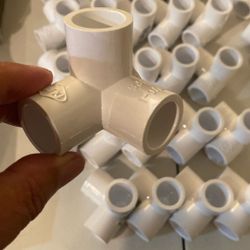 1/2 Inch Schedule 40 PVC Side Outlet 90 Degree Elbow