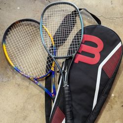 Tennis Rackets And Cover